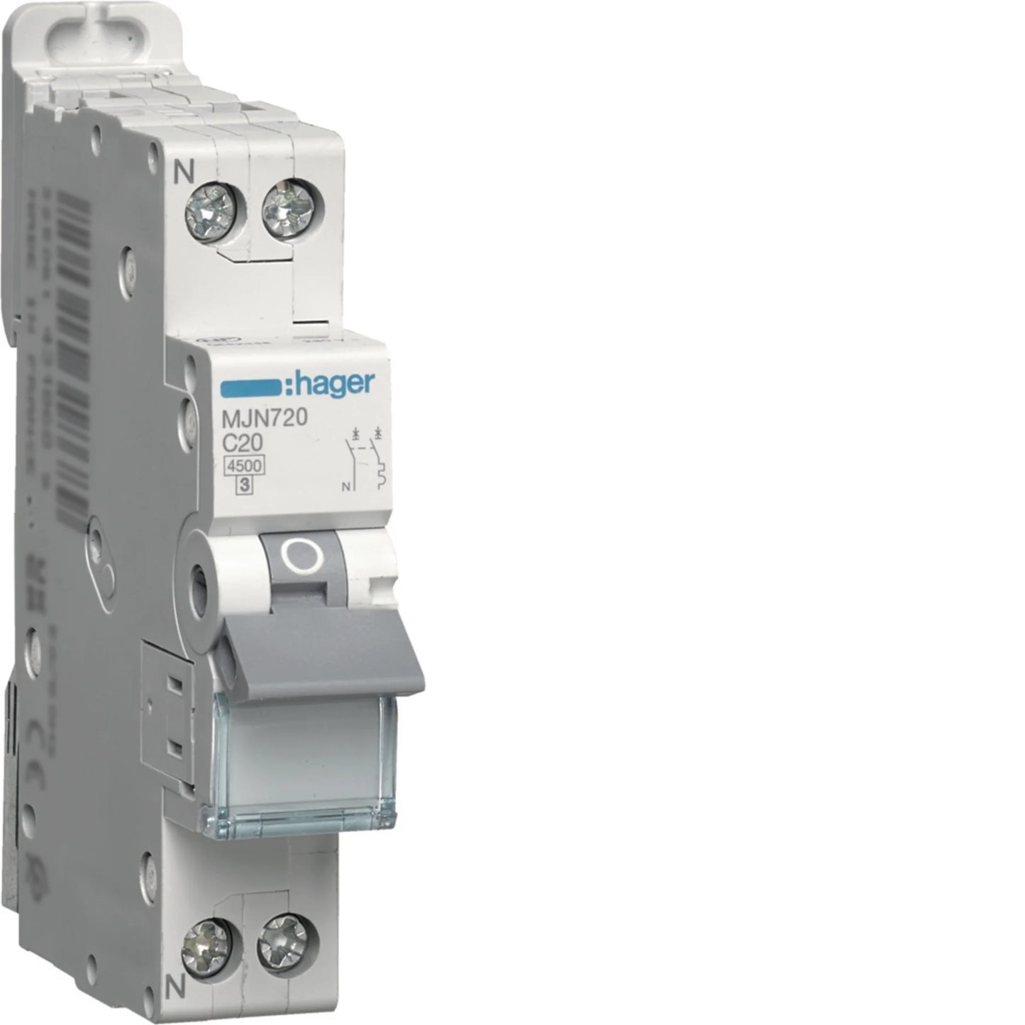 DISJ .S/R PH + N 20A 4.5KA [MJN720] . HAGER