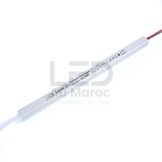 TRANSFORMATEUR 60W 12V FORME TUBE