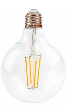LAMPE LED CLAIRE G95/G125 GLOBE. SAVYALIGHT