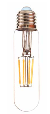 LAMPE TUBULAIRE LED CLAIRE T30. SAVYALIGHT