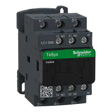 CONTACTEUR 3POLE LC1D09B7 . BOBINE 24V . SCHNEIDER