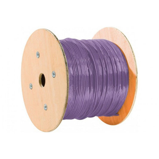 CABLE INFORMATIQUE Gamme Cuivre S/FTP Flex/26, Industriel Catégorie 7 ( 1000m ), 4P, Violet . CORNING