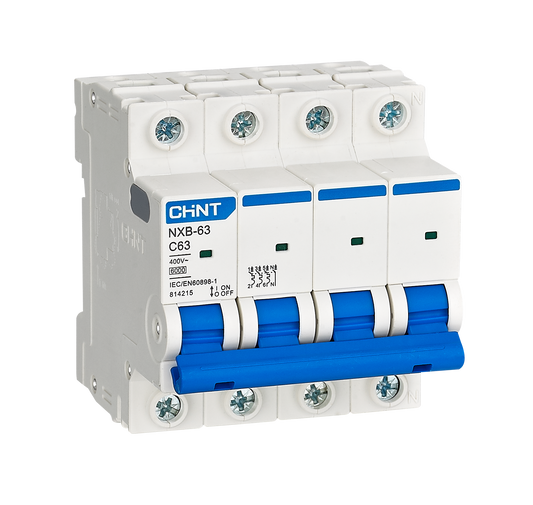 DISJONCTEUR NXB-63 4P 6A 6kA . CHINT
