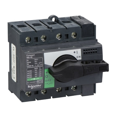 INTERRUPTEUR SECTIONNEUR - INTERPACT INS40 - 4P - 40 A . SCHNEIDER
