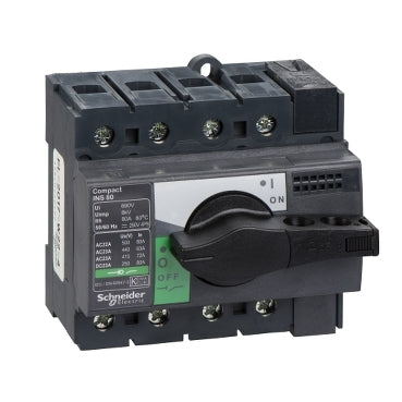 INTERRUPTEUR SECTIONNEUR - INTERPACT INS80 - 4P - 80 A . SCHNEIDER