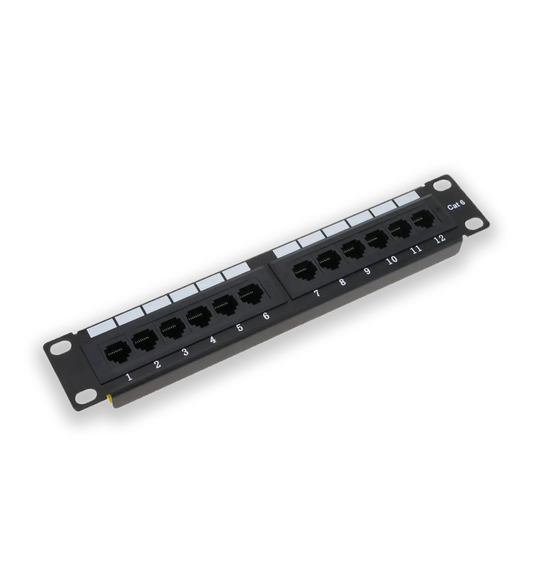 PANNEAU DE BRASSAGE CAT6 UTP 12 PORTS W-DLINK