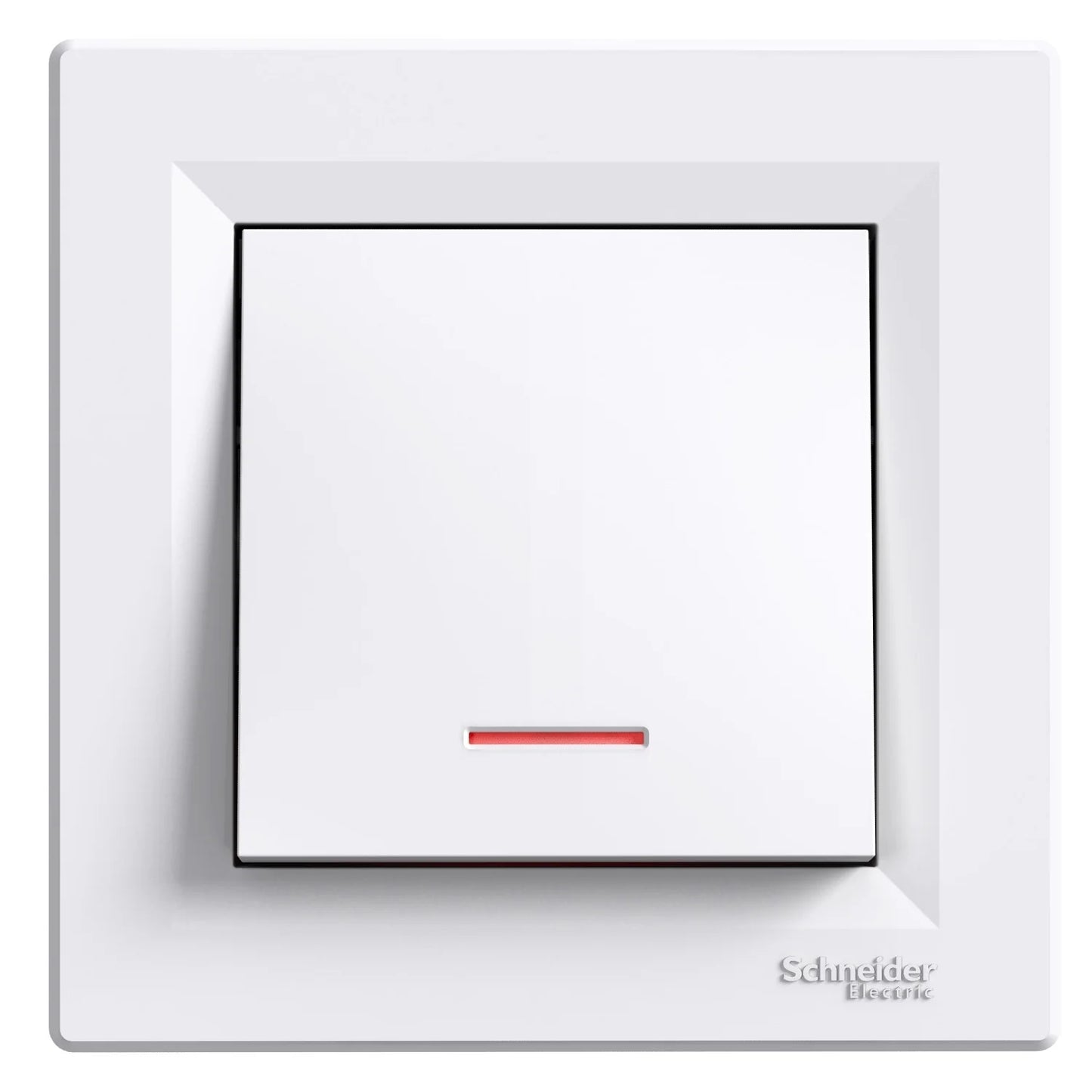 POUSSOIR LUMINEUX ASFORA BLANC . SCHNEIDER