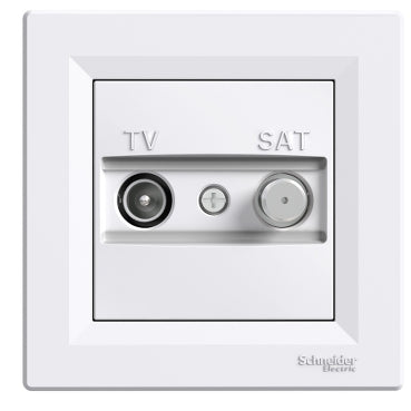 PRISE TV+SAT ASFORA BLANC . SCHNEIDER
