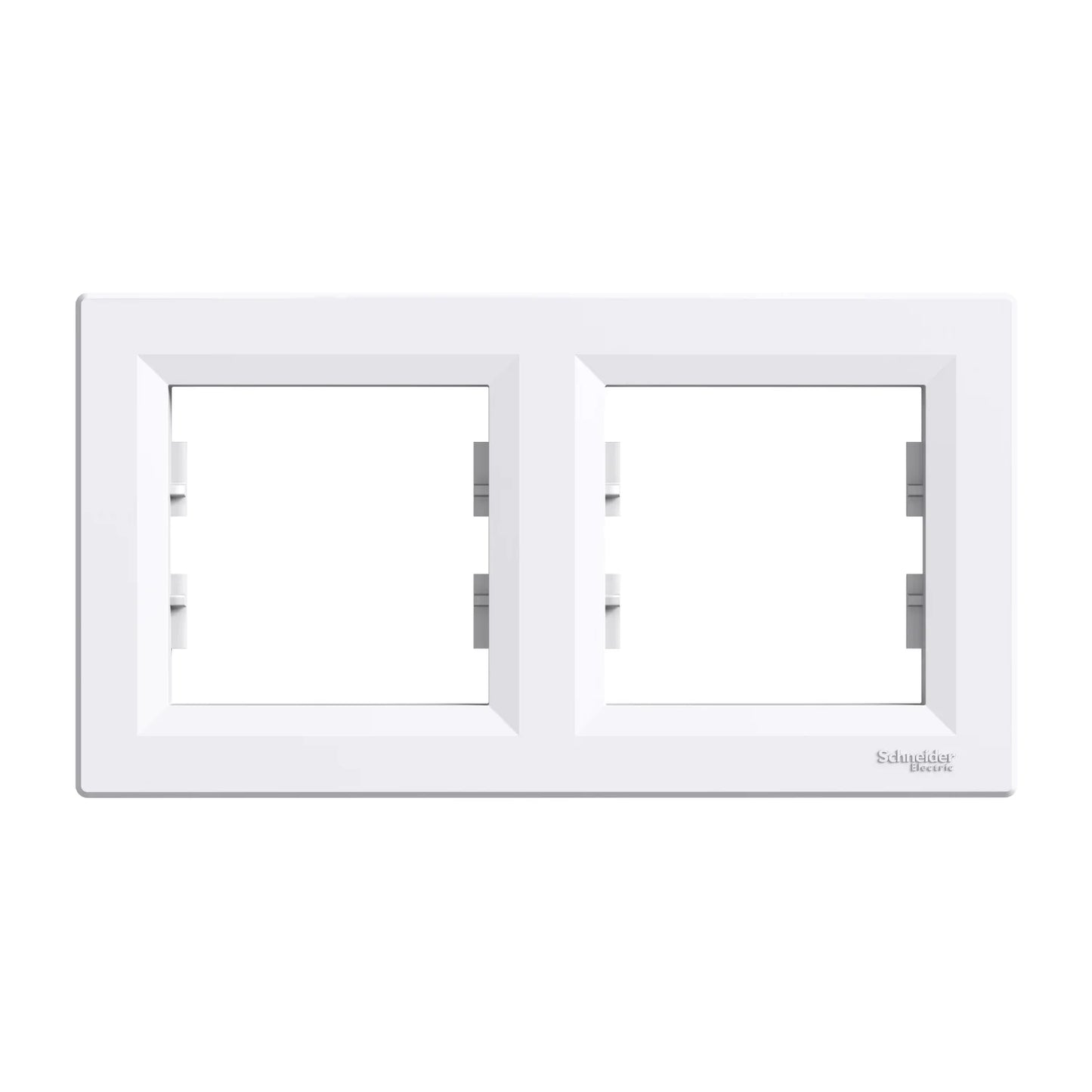 PLAQUE HORIZONTAL 2POSTE - 3 POSTE - 4 POSTE BLANC . SCHNEIDER