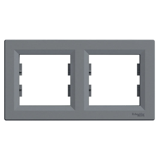 PLAQUE HORIZONTAL 2POSTE - 3 POSTE - 4 POSTE ACIER . SCHNEIDER