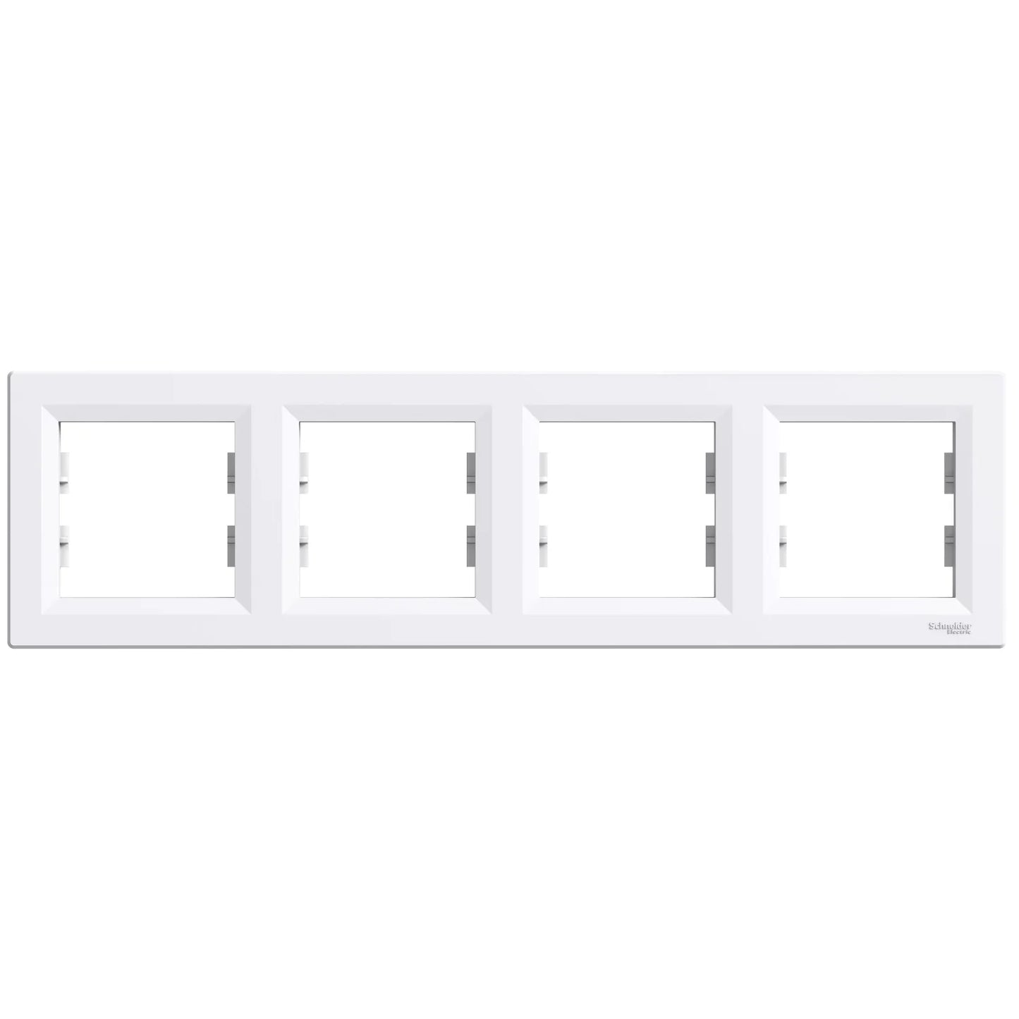 PLAQUE HORIZONTAL 2POSTE - 3 POSTE - 4 POSTE BLANC . SCHNEIDER