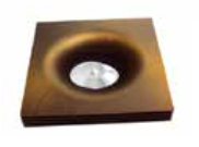 SPOT ENCASTRER COULEUR MARON REF [SH-M018]. SAVYALIGHT