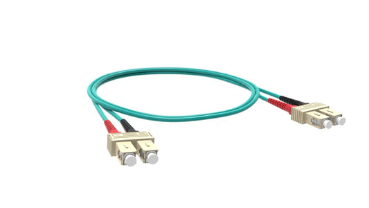 JARRETIÈRE FIBRE SC - SC OM4 DUPLEX 50/125 10M