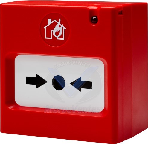 DECLENCHEUR MANUEL ADRESSABLE REARMABLE AVEC ISOLATEUR . SENSOIRIS MCP150