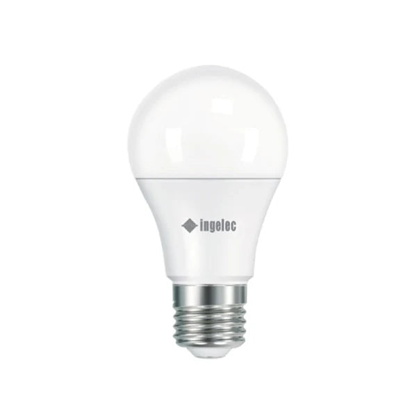 LAMPES LED A60 E27 . 9WATT Lumière blanc & JAUNE . INGELEC