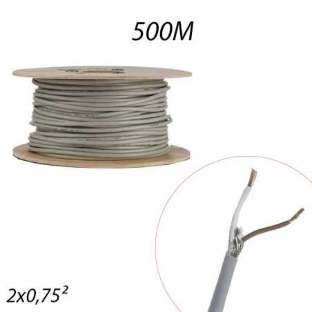 ML. CABLE SIGNAL 2X0,75MM. LIYCY (STV)