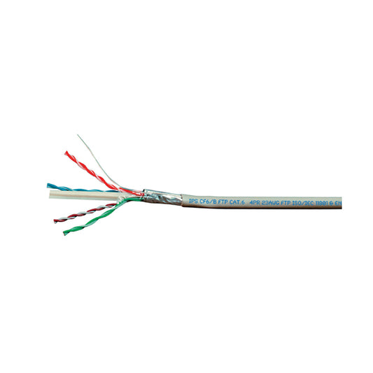 ML . CABLE INFORMATIQUE EN LSZH SFTP CAT6A 500M GRIS . INGELEC