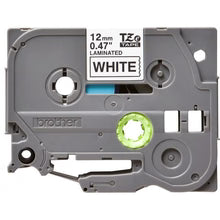CASSETTE A RUBAN BROTHER TZe-231 - Noir sur blanc, 12 mm de large / 8 m de long
