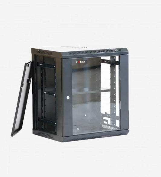COFFRET INFORMATIQUE 12U 600 * 600 * 700 + ETAGERE . NOIR  WD-LINK