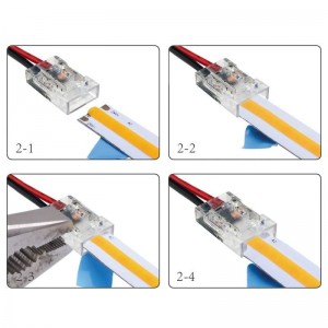 CONNECTEUR RUBAN LED AVEC CABLE 5MM IP20