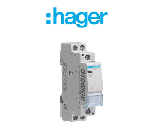 CONTACTEUR 25A, 2F, 230V ( ESC225 ) . HAGER