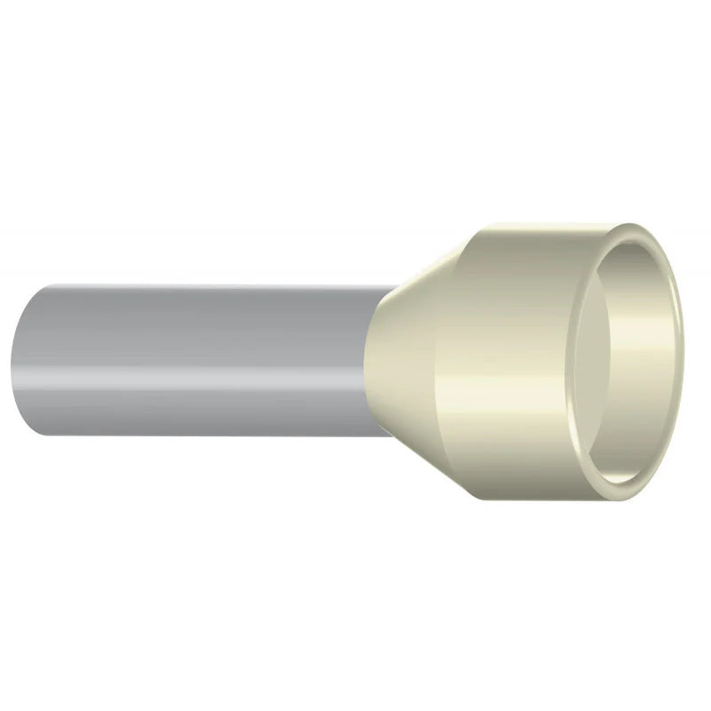 Sachet de 100 pièces Embouts de câblage pour fil souple section 16mm² - - Collerette isolante