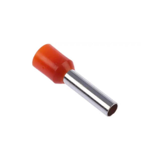 Sachet de 100 pièces Embouts de câblage pour fil souple section 4mm² - Collerette isolante