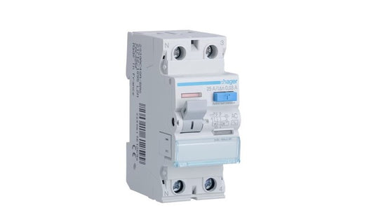 INTERRUPTEUR DIFFERNTIEL 2 POLES 63A 30mA CDC263F . HAGER