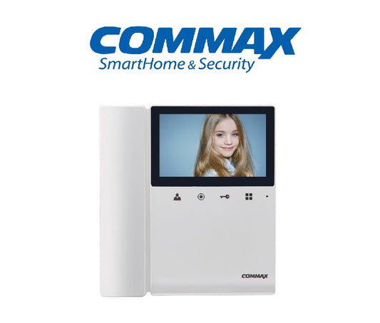 VIDEOPHONE COMMAX écran LCD 4,3" avec combiné blanc CDV-43K