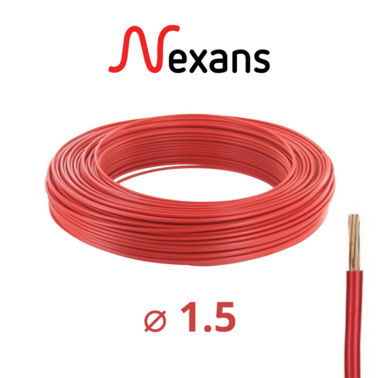 ROULEAU CABLE U500V . RIGIDE . 1.5MM . NEXANS & INGELEC