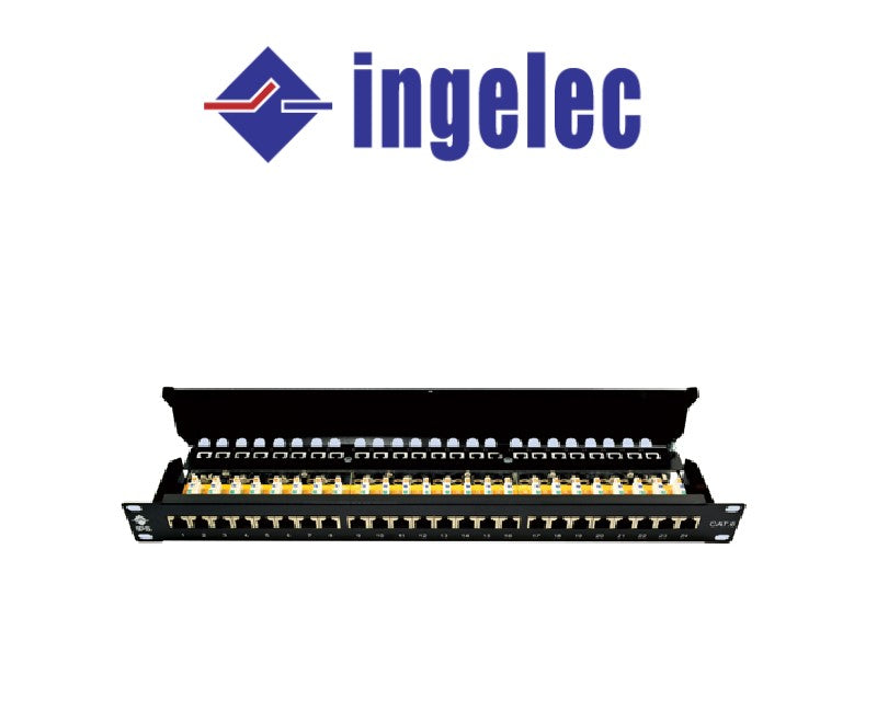 PANNEAU DE BRASSAGE 19'' CAT6 UTP 24PORTS . INGELEC