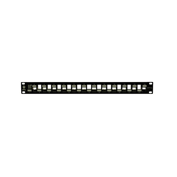 PANNEAU DE BRASSAGE 1U CAT6A . SFTP 24PORTS .