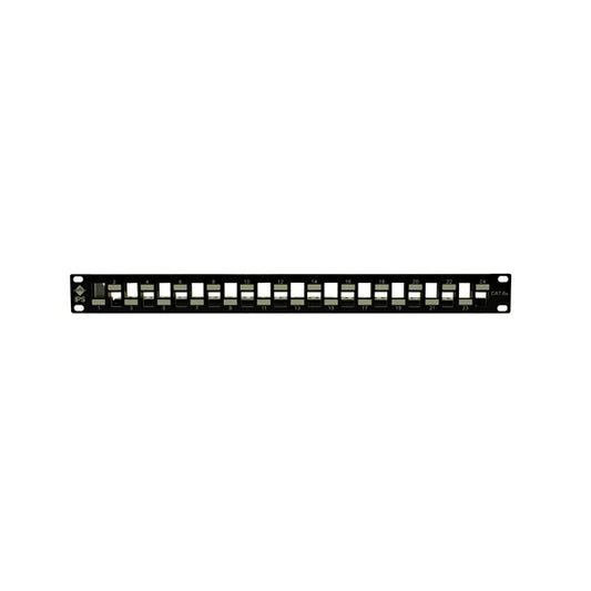 PANNEAU DE BRASSAGE 1U CAT6A . SFTP 24PORTS .