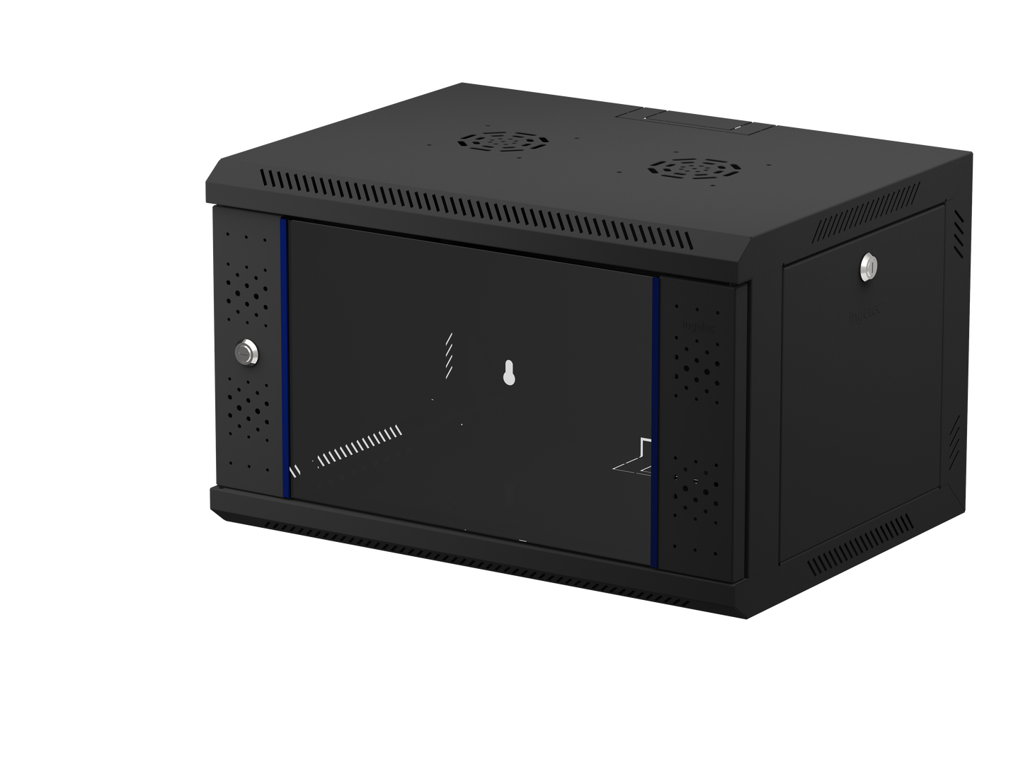 COFFRET INFOMATIQUE.DOUBLE SECTION 6U . INGELEC