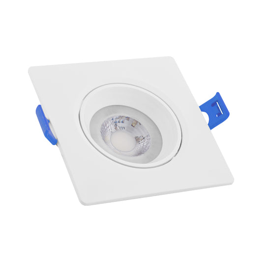 SPOTS INTÉGRÉS 7W COMPACT DOB CADRE CARRE BLANC REF ( SLIC7W2B )/( SLIC7W2NB )  . INGELEC